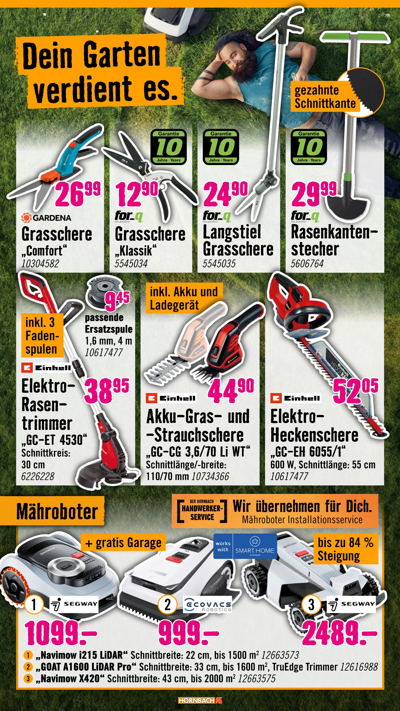Akku Angebot im aktuellen Hornbach Prospekt auf Seite 12